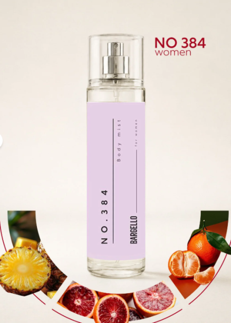 بارجيلو رقم 384 للنساء، معطر للجسم 210 مل