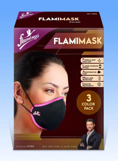 FLAMI MASK (FEMALE) / 3pcs -U- OC2463	