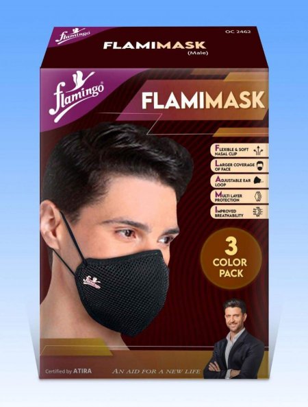 FLAMI MASK (MALE) / 3pcs -U-OC 2462	